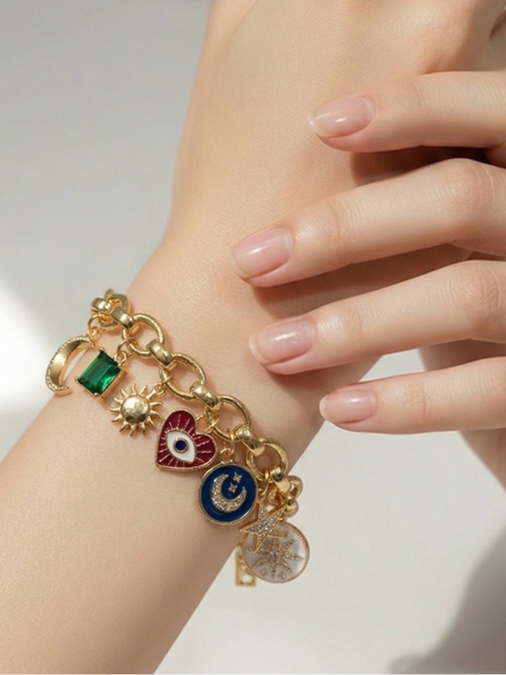 kate spade Gold-Tone Enamel Charm Bracelet - Picture 5 of 5